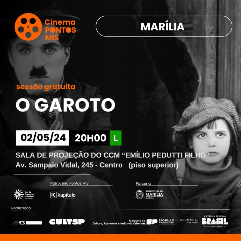 Noticia o-garoto-primeiro-longa-metragem-de-charlie-chaplin-tem-exibicao-gratuita