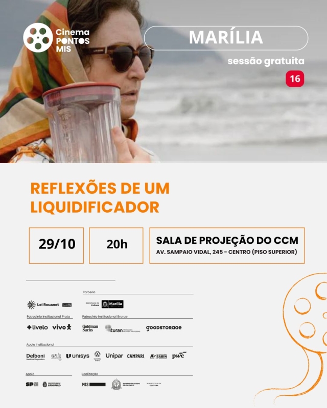 Noticia filme-reflexoes-de-um-liquidificador-tera-sessao-gratuita-em-marilia