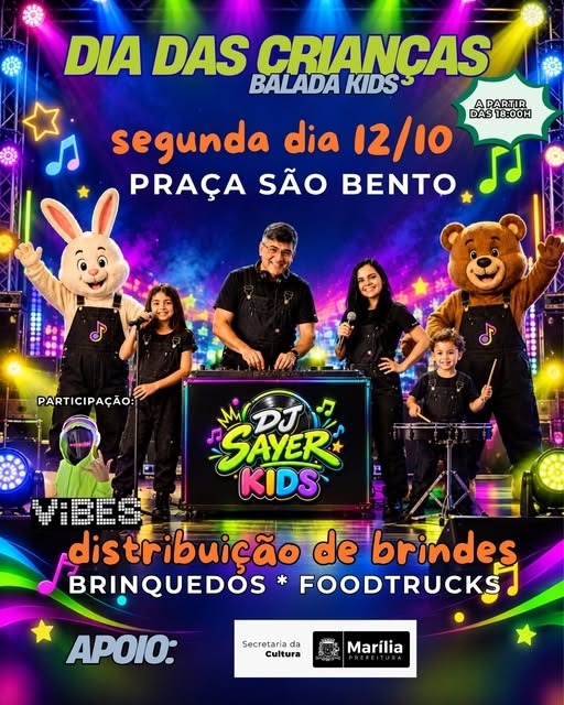 Noticia balada-kids-com-dj-sayer-e-familia-tem-apresentacao-especial-para-criancas-e