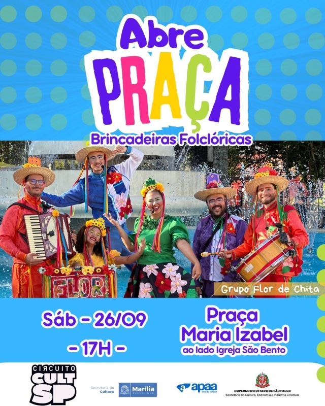 Evento abre-praca-leva-brincadeiras-folcloricas-e-cultura-popular-a-praca-maria-izabel
