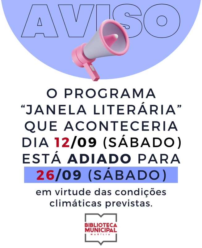 Noticia adiamento-janela-literaria